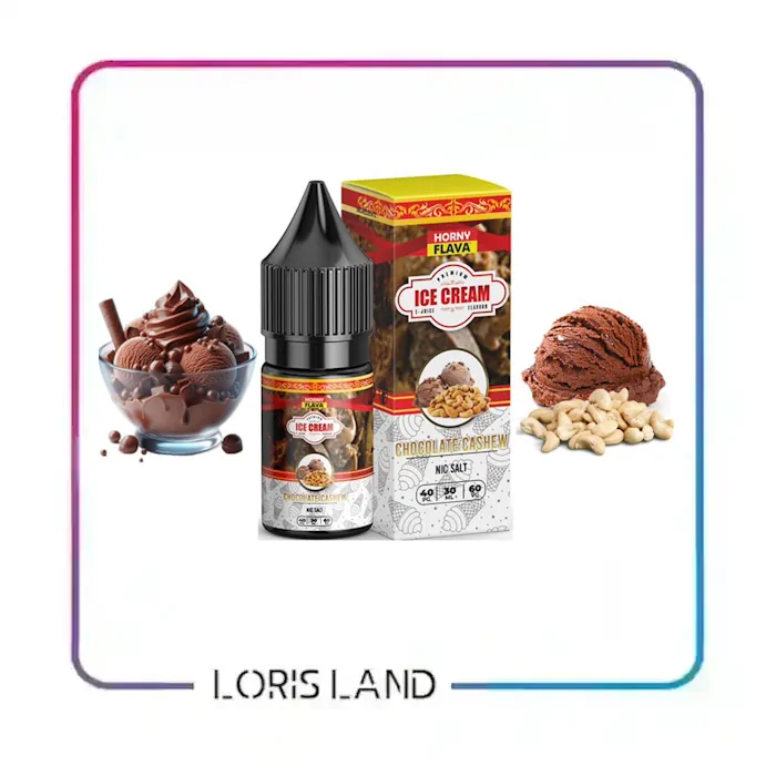 سالت بستنی شکلات و بادام زمینی هورنی فلاوا